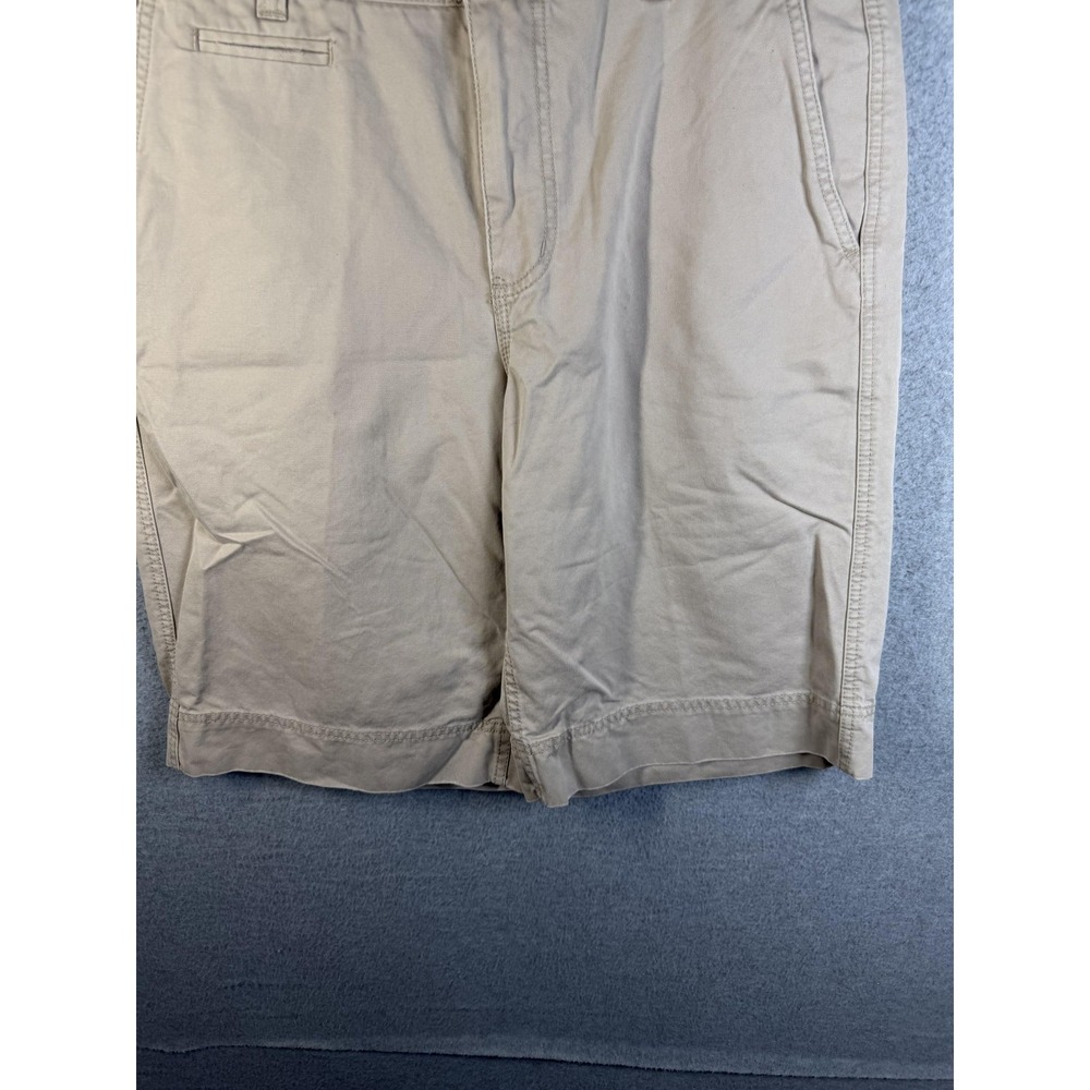 Converse One Star Shorts Mens 34 Beige Flat Front Chino Relaxed Fit Casual